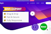 design responsive divi wordpress website using divi theme, divi builder