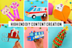 make 4k diy craft videos for you