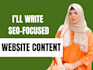 be your writer, SEO website content, article and blogpost
