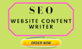 be your expert SEO website content writer and blog writer
