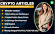 write exclusively unique crypto and bitcoin articles
