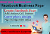 create full optimize  facebook business page
