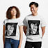 create glitch illustration and custom designs for clothing and apparel