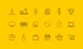 design line art custom icons