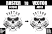 convert raster to vector logo images in high resolution ai, png, svg, PDF