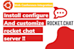setup rocket chat with full configuration and customization
