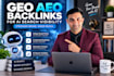 geo link building and ai backlinks for generative SEO