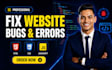 fix HTML, CSS, javascript bug, and responsive issues