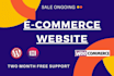 design ecommerce website or woocommerce store with wordpress
