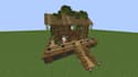 build a rustic style house in minecraft