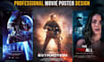 design a beautiful movie flyer, poster or brochure