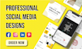 design engaging social media posts designs