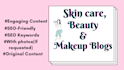 write beauty and lifestyle blog article