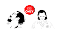 draw line art portraits