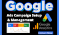 setup google ads, adwords PPC campaign, search ads, pay per click