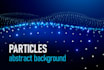 design an abstract background made of particles