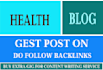 health and fitness guest post high da