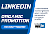 grow organically and promote linkedin