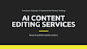 do ai content editing on your website content