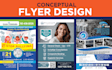 design business event and promotional conceptual flyers