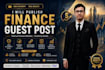 publish finance guest post on premium sites with do follow authority backlinks
