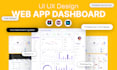 do dashboard design, web app, CRM and saas design in figma