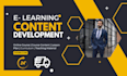 do research to create online course content, curriculum and teaching material