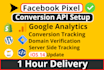 set up facebook pixel and conversion API tracking by GTM
