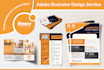 design flyer, brochure, leaflet, cv, poster, or any graphics design