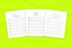 do letter tracing, number tracing, activity book