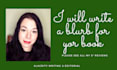 write you a book description that intrigues readers