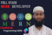 be your mern stack developer using react js, mongodb, and node