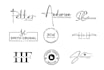 design cursive handwritten signature logo