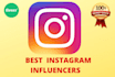 research the best instagram influencer