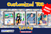 draw an artwork for your customized pokemon card tcg