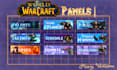 create world of warcraft panels with your character