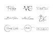do signature, cursive, handwritten, scripted, handwriting, logo design by font