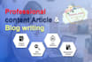 be your SEO web content writer article and blog writer assistant