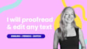 professionally proofread and edit in french, dutch, english