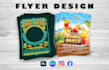 design motion flyers, church, club, sports, and event poster