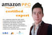 setup, manage and optimize your ppc campaign, amazon sponsored ads