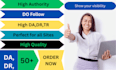 build quality backlinks for global and local rankings