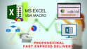 create a vba macro to send out automated emails