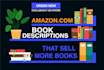 write an amazon book description that sells