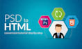 convert PSD to HTML bootstrap responsive website