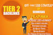 do high authority tier 2 backlinks for SEO ranking