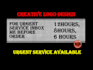 design fantastic logo urgently