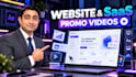 create website and saas product promo video