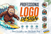 draw cute cartoon mascot design and animal logo