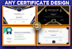 do professional certificate diploma certificate award certificate design